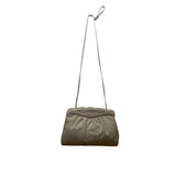 Morris Moskowitz Women’s Gray Leather Vintage Style Crossbody Handbag