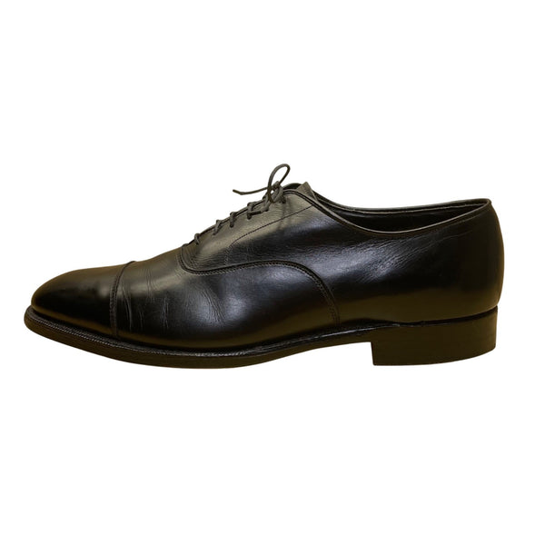 Johnson & Murphy Men’s Black Leather Cap Toe Oxford Dress Shoes Size 10.5 B