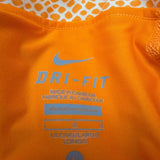 Nike Womens Orange Athletic Dri-FIT Skort Patterned Built-In Shorts Sz L