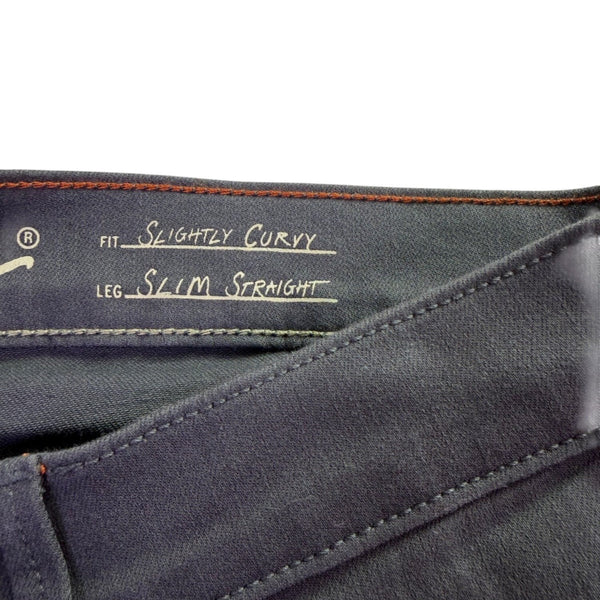 Eddie Bauer Womens Black Cotton Blend Straight-Leg Pants Casual Sz 16