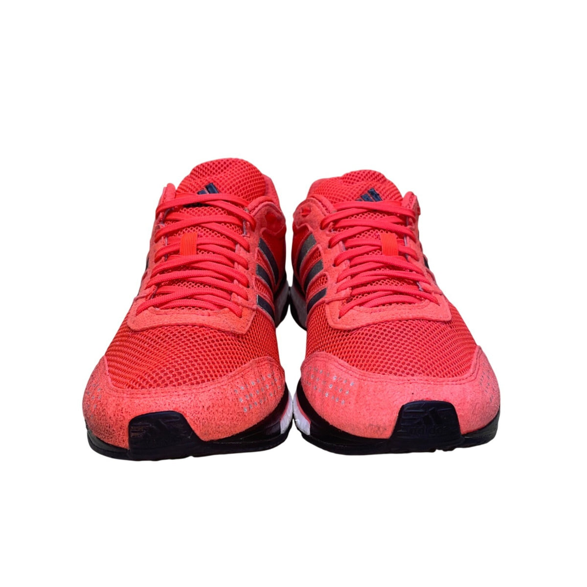Adidas Men’s Solar Red Mesh Adios Boost Endless Energy Running Shoes Size 12.5