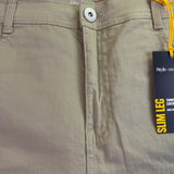 Style & Co Womens Khaki Slim Leg Tummy Control High Rise Pants Size 16P