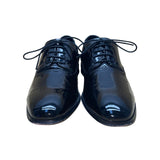 Joseph Abboud Men’s Black Patent Leather Soiree Lace-Up Dress Shoes Size 11.5D