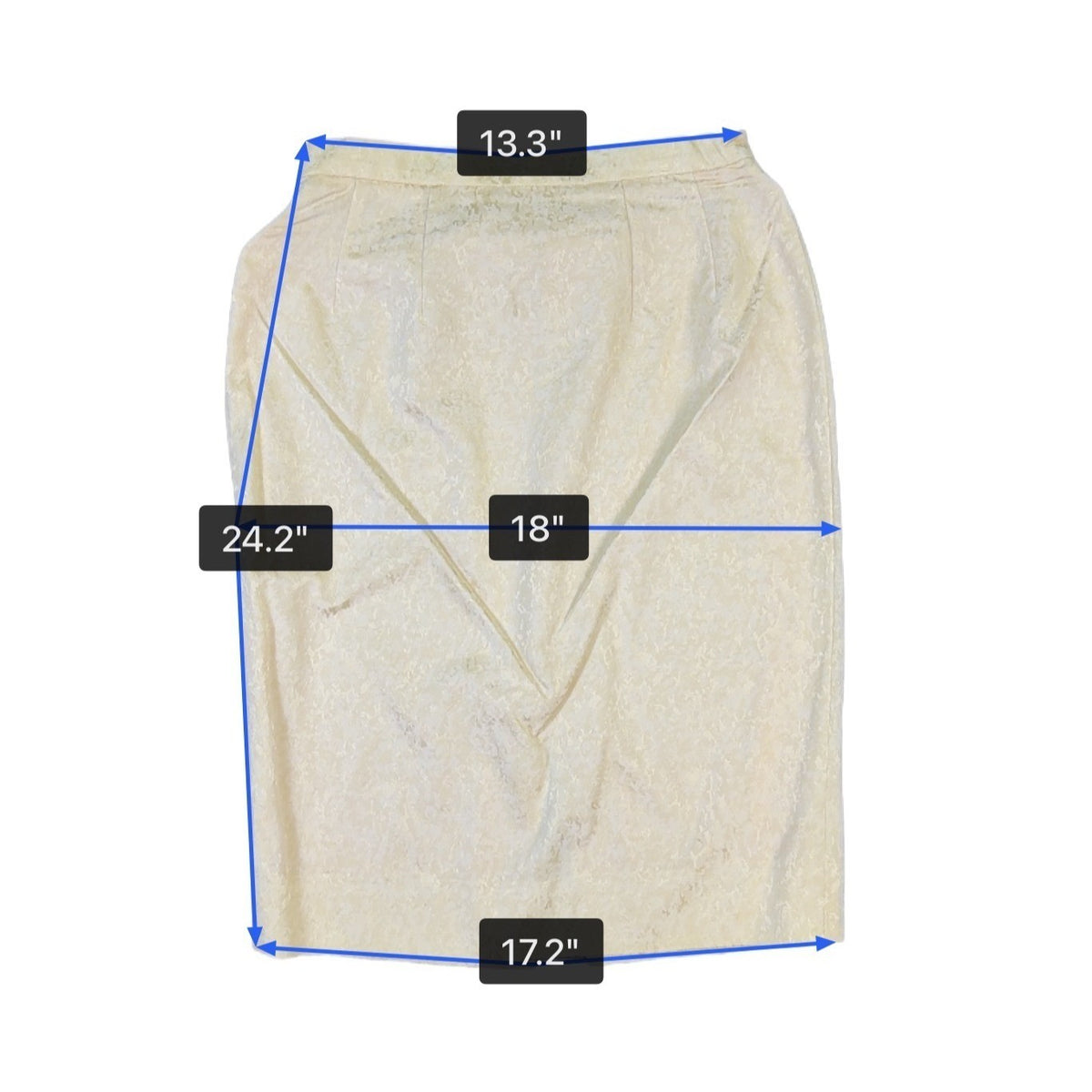 Lauren Taylor Womens Beige Jacquard Blazer & Slit Pencil Skirt Set Size 6
