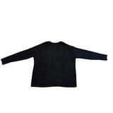 Aerie Women’s Black Recycled V-Neck Sweater Classic Fit Sz XS