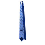 Tommy Hilfiger Mens Blue Striped 100% Silk Necktie Classic Style Office Wear