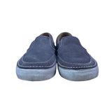 Sperry Men’s Gray Perforated Upper Leather Slip-On Loafers Shoes Size 9.5M
