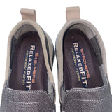 Skechers Men’s Brown Mesh & Leather Slip-On Relaxed Fit Loafers Size 10.5