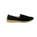 LifeStride Women’s Black Fabric Comfort Soft System Slip-On Shoes Size 7.5M