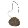 Judith Leiber Women's Brown Snake Skin & Wristlet Combo crossbody Bag Sz M