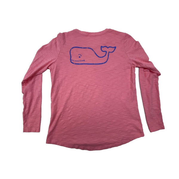 Vineyard Vines Men's Pink Long Sleeve Classic Shirt Sz S