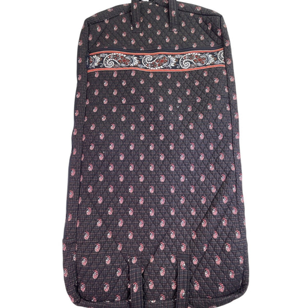 Vera Bradley Women’s Brown Quilted Garment Bag With Paisley Floral Design
