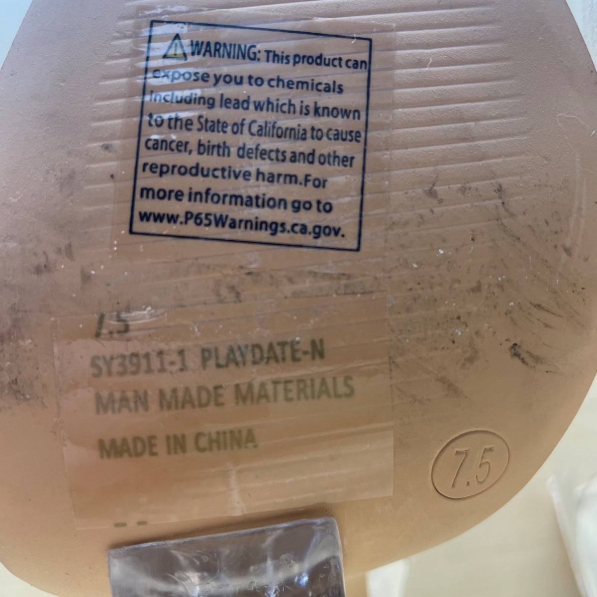 Fashion Nova Women’s Transparent & Nude Wedge Pointed Toe Slip-On Heels Size 7.5