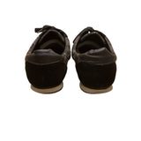 Coach Women's Black Suede & Canvas Monogram Lace-Up Athletic Sneakers Size 8