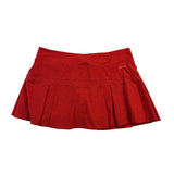 Nike Womens Red Dri-Fit Active Pleated Skort Animal Print  Sz Large