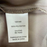 Cynthia Rowley Womens Beige Polyester Satin Slip Dress Maxi Size L