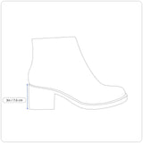 Lauren Blackwell Women’s Black Mykenna Heeled Ankle Boots Size 7.5