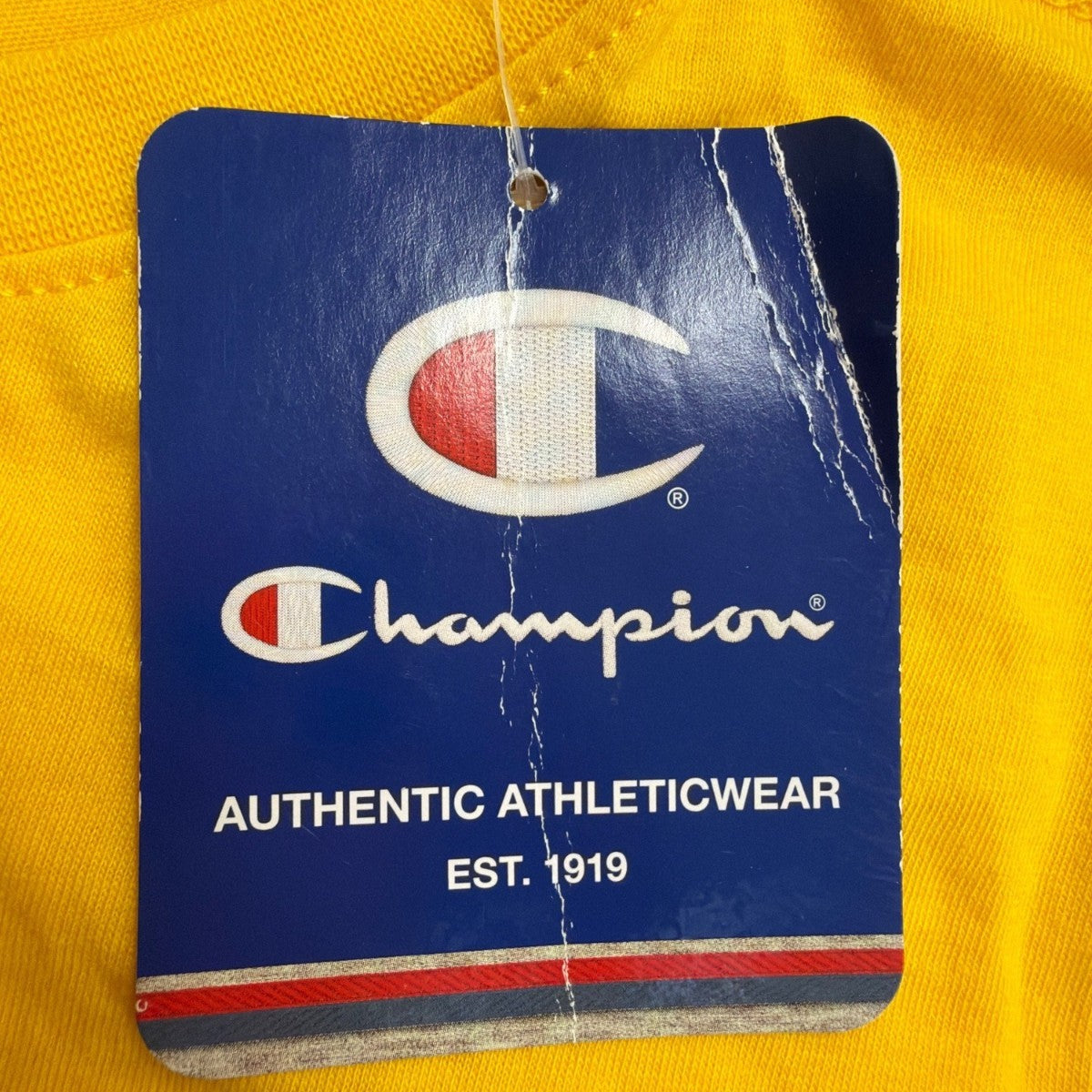 Champion Youth Gold/Navy/WhiteColorblock T-Shirt Size 18/20