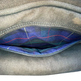 Orvis Men’s Olive Canvas &  Brown Leather With Adjustable Strap Crossbody Bag