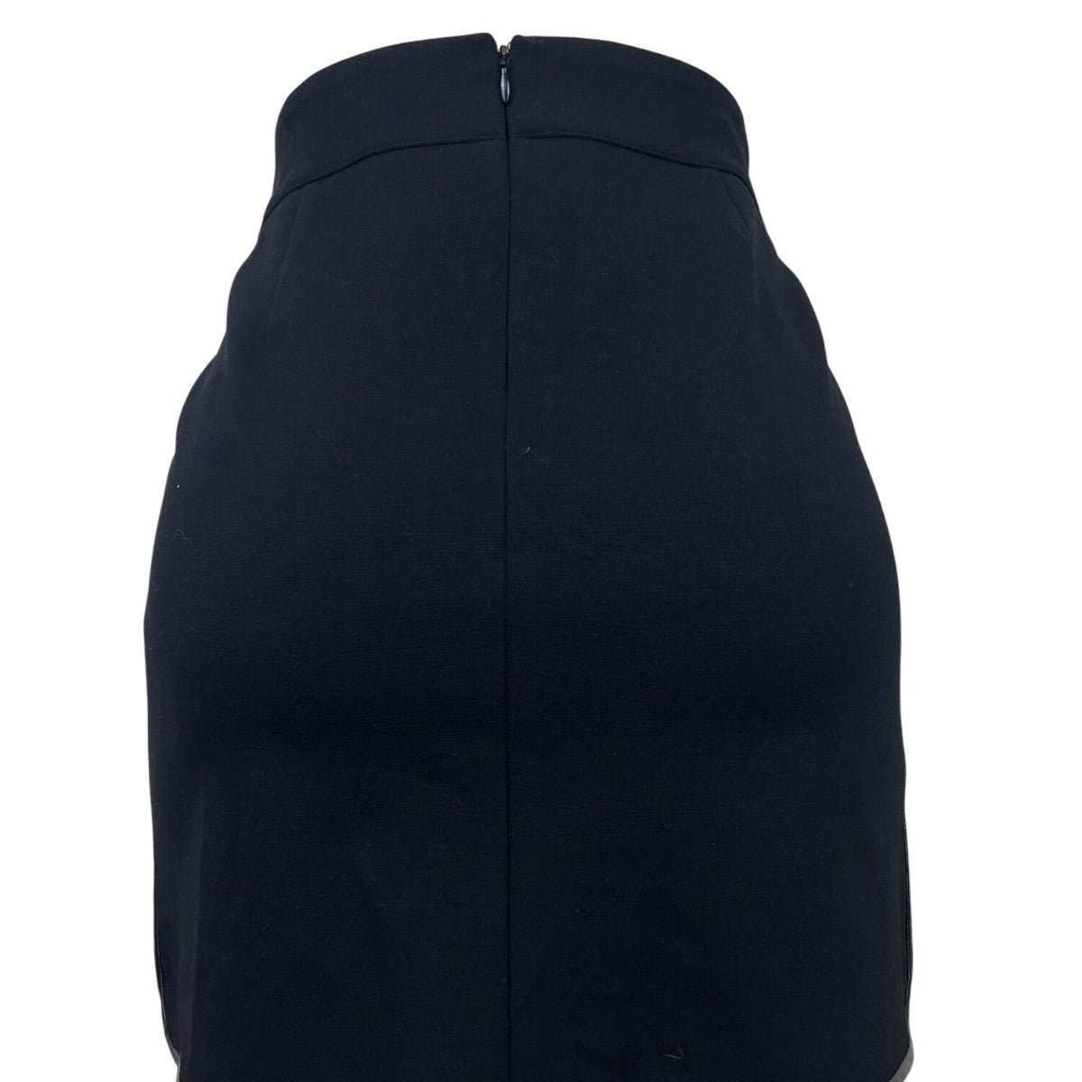 White House Black Market Womens Black Mini Skirt Zipper Accent Size 6