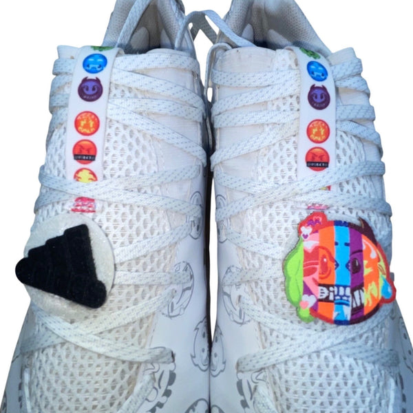 Adidas Men’s White Athletic Freak X Big Mood Football Cleats Size 12