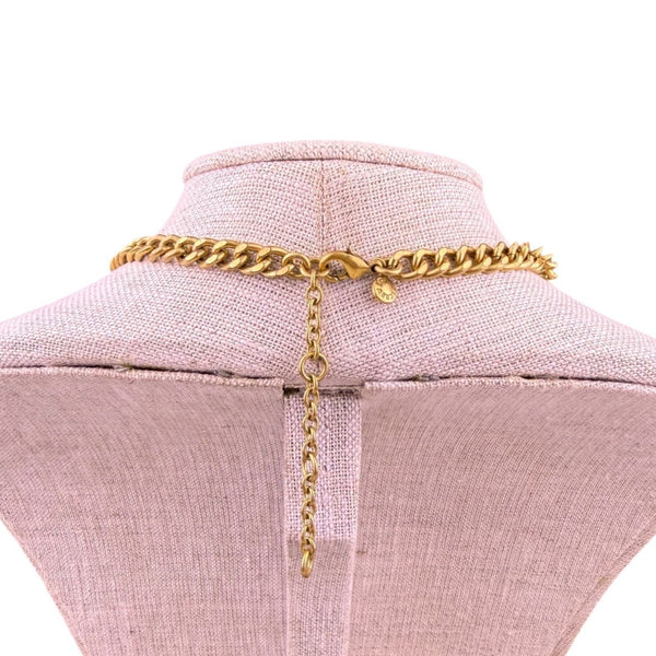 J.Crew Womens Multicolor Statement Necklace Gold Tone Crystal Navette Design