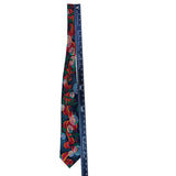 Rush Limbaugh No Boundaries Silk Blue & Red Patterned Necktie 59