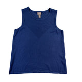 Chicos Womens Indigo Sleeveless Lightweight Casual Tank Top Size 2