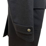 Michael Kors Brown Women’s Hooded Coat With Button Details Sz 10