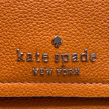 Kate Spade Women’s Orange Leather Adjustable Strap Stylish Pebbled Belt Bag