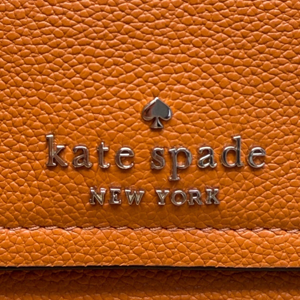 Kate Spade Women’s Orange Leather Adjustable Strap Stylish Pebbled Belt Bag