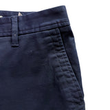 Talbots Womens Navy Cotton/Spandex Relaxed Chino Shorts 7-Inch Inseam Size 12