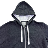 Roots73 Mens Charcoal Gray Zip-Up Hoodie Size L