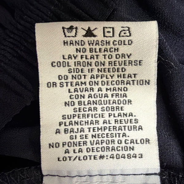 R&M Richards Womens Navy 2-Piece Petite Pant & Tee Stretch Set Size 14P