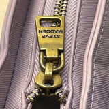 Steve Madden Women’s Pink Faux Leather Handheld Strap Detail Mini Crossbody Bag