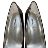Bellini Women’s Maroon Patent Leather Laser Cut Pointed-Toe Trina Heels Size 8.5
