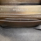 Dooney & Bourke Womens Red Canvas & Leather Shoulder Tote Bag Adjustable Strap