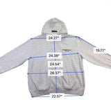 Fear Of God Essentials Mens Light Gray Cotton Pullover Hoodie Streetwear Sz XL