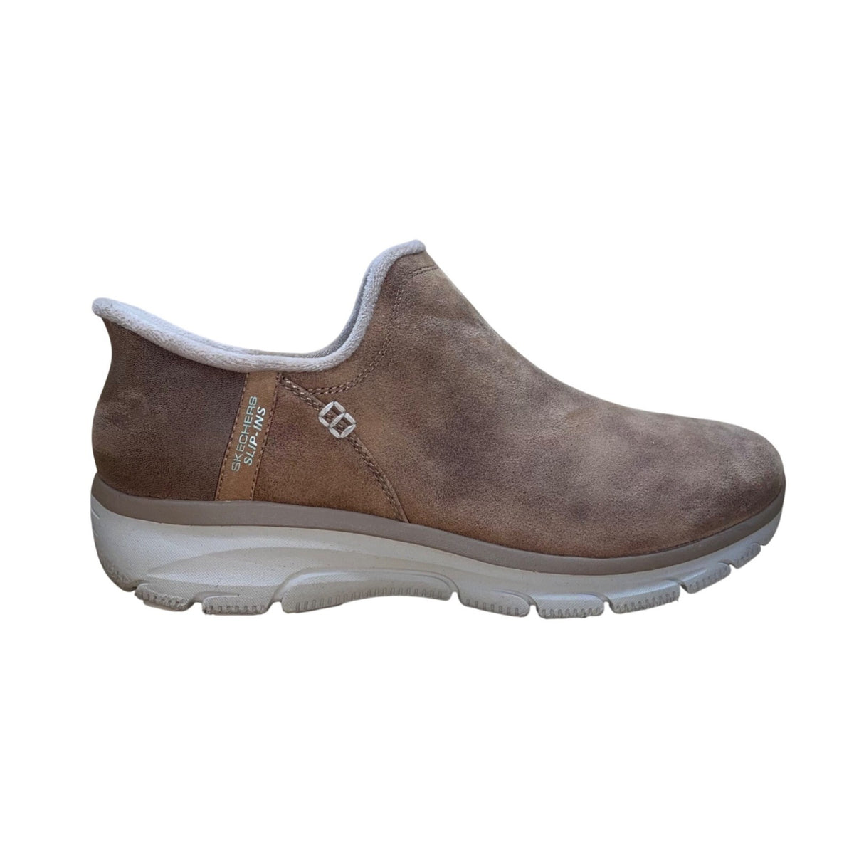 Skechers Women’s Tan Faux Fur-Lined Warm Slip-Ins Casual Booties Size 11