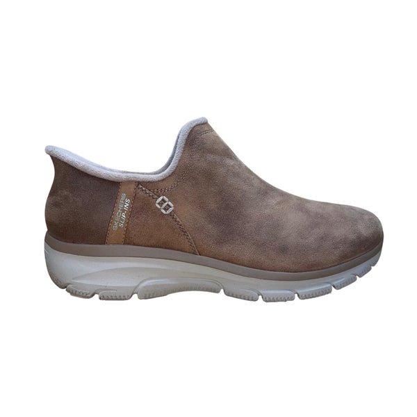 Skechers Women’s Tan Faux Fur-Lined Warm Slip-Ins Casual Booties Size 11