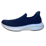 Bruno Marc Men’s Navy Blue Slip-On Knit Athletic Shoe Sneakers Size 11