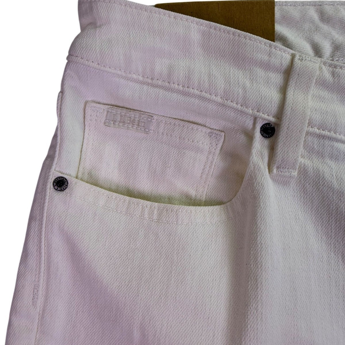 L.L. Bean Womens White Favorite Fit Jeans Regular Comfortable Size 16