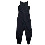 Athleta Womens Black Brooklyn Jumpsuit Sleeveless V-Neck Style Size 6 