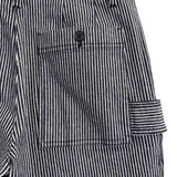 ATM Womens Black & White Stripe Cotton/Spandex Cropped Wide-Leg Pants Size 0