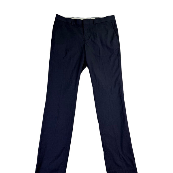H&M Men Navy Recycled Skinny Fit Dress Pants Professional Wear Size 33R