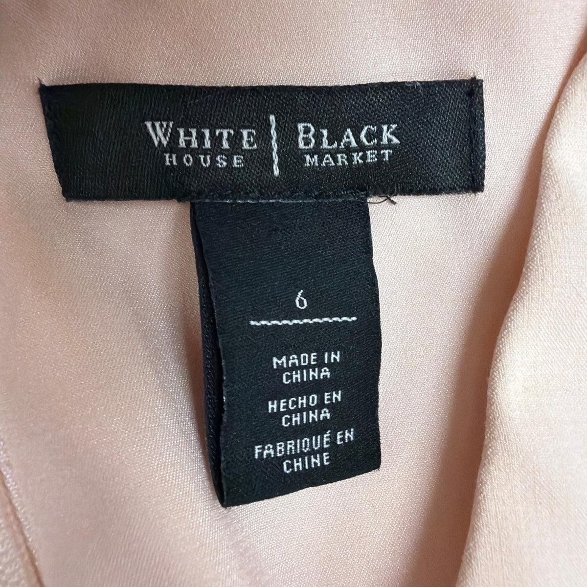 White House Black Market Womens Beige Polyester Blend Sleeveless Sheath Dress Si
