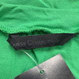 Guess Collection Womens Apple Green Strapless Top With Flower Detail One Size