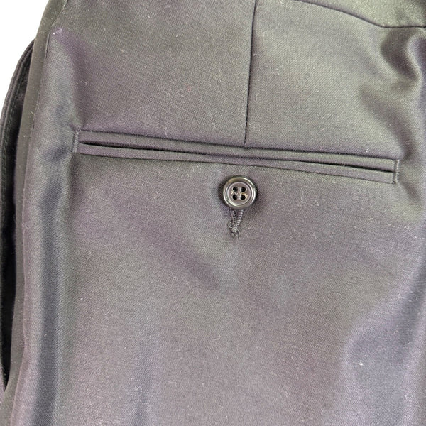 Jos. A. Bank Mens Black Wool Tuxedo Notch Suit Set Jacket Sz 48RG Pants 39x27