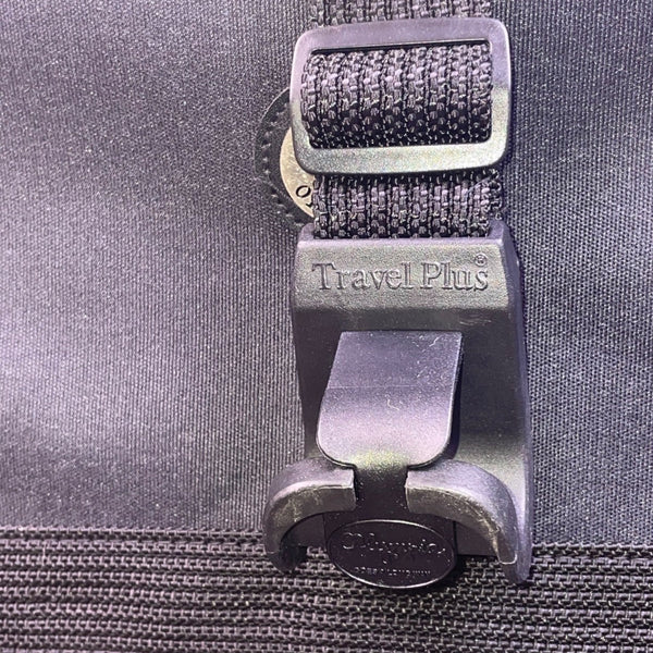 Olympia Elegance Black Free hand Hook Strap Power Handle Wheeled Travel Luggage
