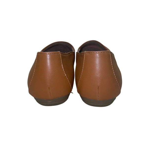 Cliffs By White Mountain Women’s Brown Faux Leather Gracefully Loafers Sz 7.5M